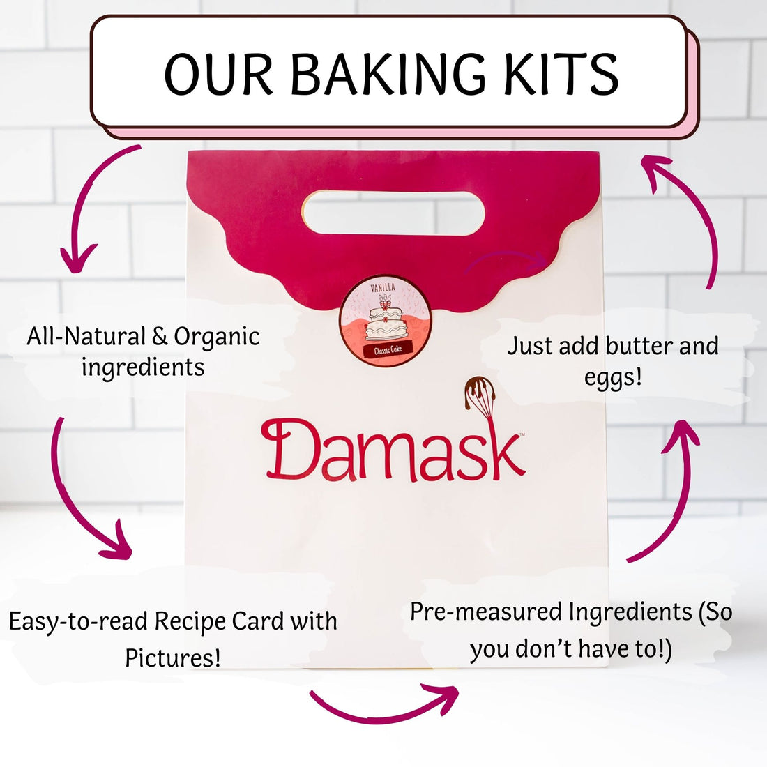 Vanilla Cupcake Baking Kit