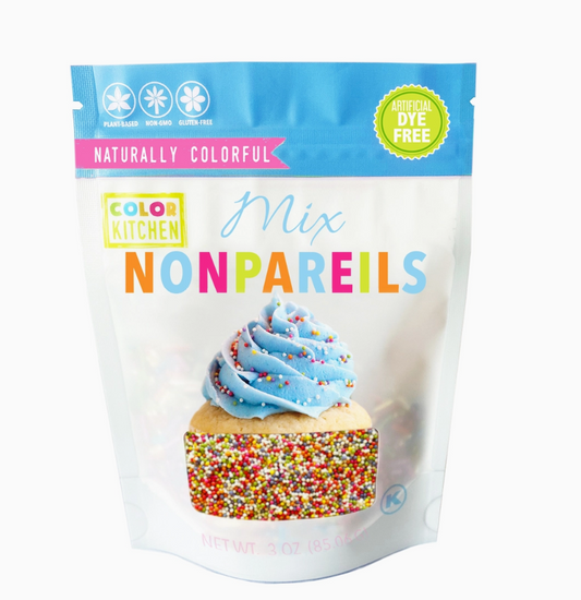 Natural Nonpareil Confetti Sprinkles
