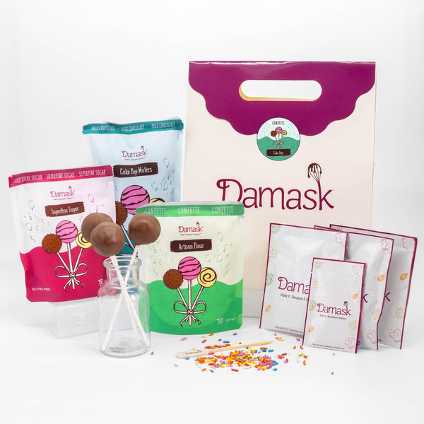 Classic Confetti Cake Pop Kit from Damask Cakes
