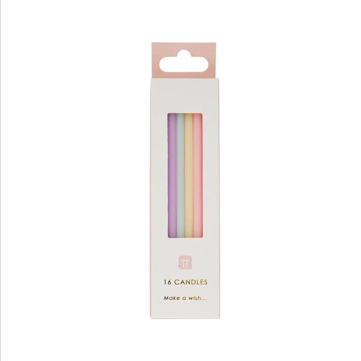 Pastel Rainbow Birthday Candles