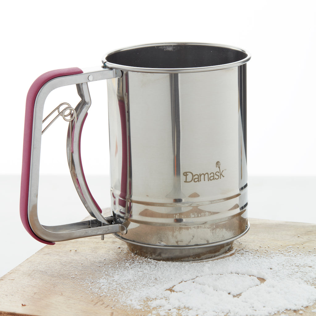 3 Cup Flour Sifter from Damask Cakes